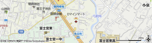 静岡県富士宮市東阿幸地699周辺の地図