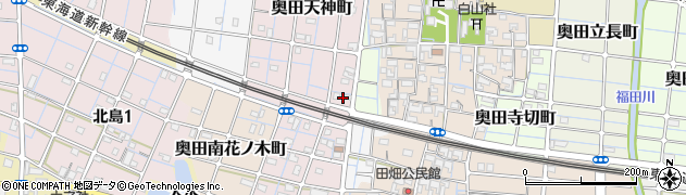 愛知県稲沢市奥田天神町153周辺の地図