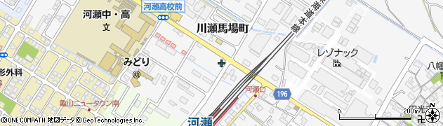 滋賀中央信用金庫河瀬支店周辺の地図
