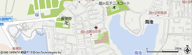 愛知県尾張旭市旭ケ丘町（山の手）周辺の地図