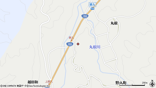 〒441-2512 愛知県豊田市野入町の地図