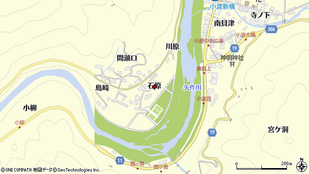 〒444-2834 愛知県豊田市島崎町の地図