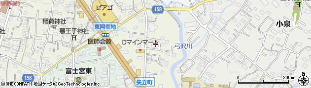 静岡県富士宮市東阿幸地764周辺の地図
