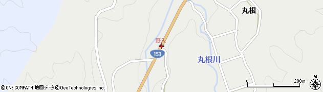 愛知県豊田市野入町（ナギ下）周辺の地図