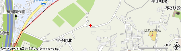 愛知県尾張旭市平子町（北）周辺の地図