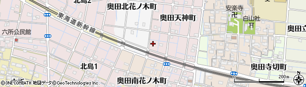 愛知県稲沢市奥田天神町178周辺の地図