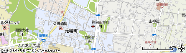 富士宮信用金庫本店周辺の地図