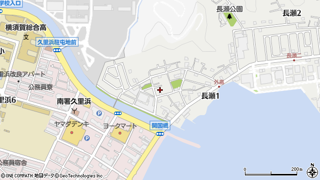 〒239-0826 神奈川県横須賀市長瀬の地図