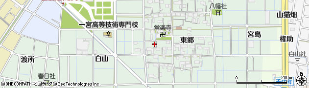 愛知県稲沢市堀之内町西郷周辺の地図