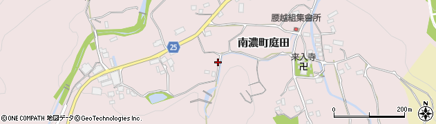 岐阜県海津市南濃町庭田周辺の地図