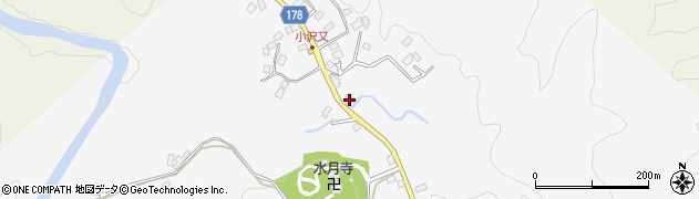 千葉県夷隅郡大多喜町小沢又318-1周辺の地図
