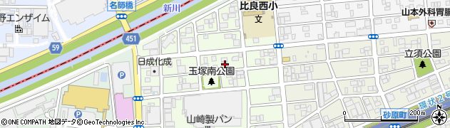 愛知県名古屋市西区玉池町289周辺の地図