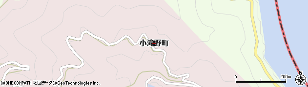 愛知県豊田市小滝野町周辺の地図
