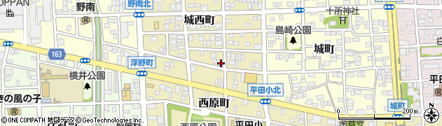 愛知県名古屋市西区城西町周辺の地図