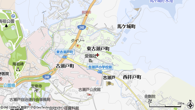 〒489-0037 愛知県瀬戸市東古瀬戸町の地図
