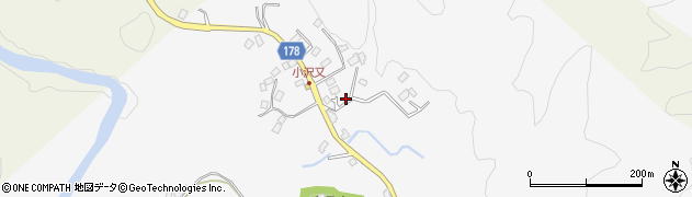 千葉県夷隅郡大多喜町小沢又104周辺の地図