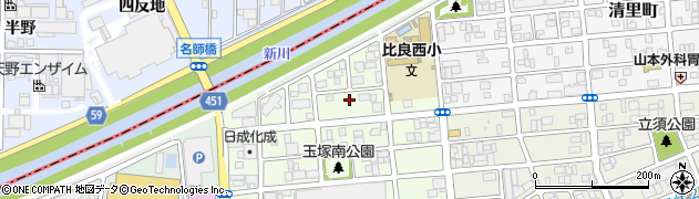 愛知県名古屋市西区玉池町231周辺の地図
