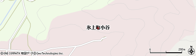 兵庫県丹波市氷上町小谷周辺の地図