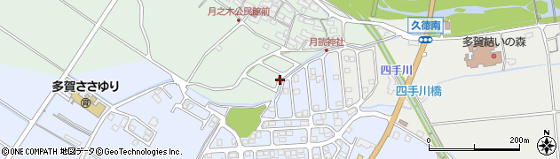 滋賀県犬上郡多賀町月之木周辺の地図