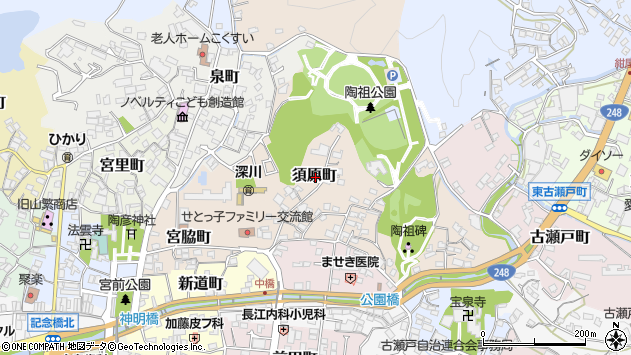 〒489-0033 愛知県瀬戸市須原町の地図