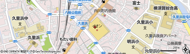 みずほ銀行イオン横須賀久里浜ショッピングセンター ＡＴＭ周辺の地図