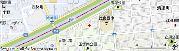 愛知県名古屋市西区玉池町252周辺の地図