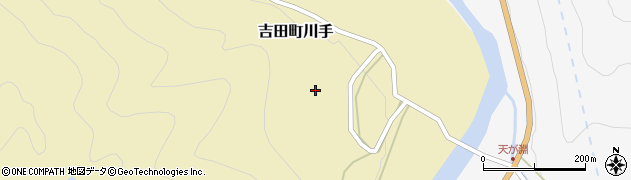 島根県雲南市吉田町川手638周辺の地図