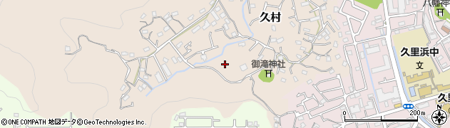神奈川県横須賀市久村周辺の地図