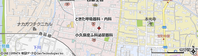 静岡県富士宮市貴船町周辺の地図