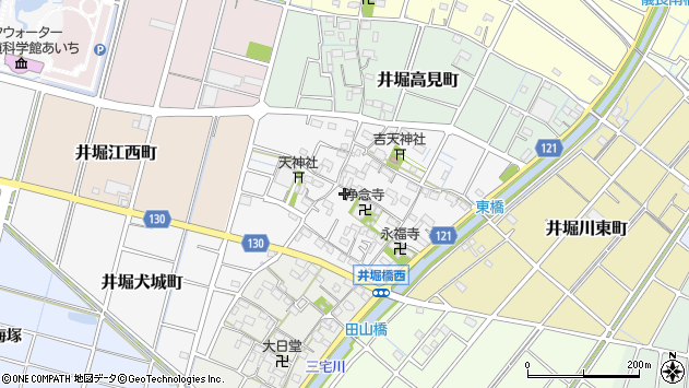 〒492-8463 愛知県稲沢市井堀中郷町の地図