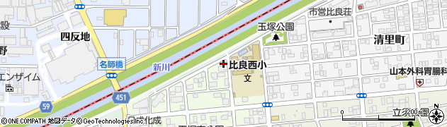愛知県名古屋市西区玉池町259周辺の地図