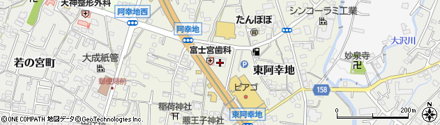 静岡県富士宮市東阿幸地588周辺の地図