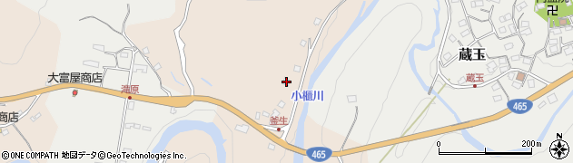 千葉県君津市釜生61周辺の地図