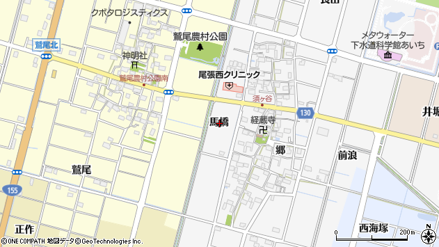 〒490-1301 愛知県稲沢市平和町須ケ谷の地図
