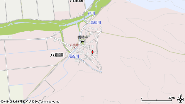 〒522-0351 滋賀県犬上郡多賀町八重練の地図