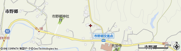 千葉県勝浦市市野郷187周辺の地図