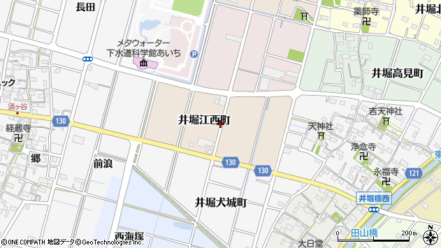 〒492-8466 愛知県稲沢市井堀江西町の地図