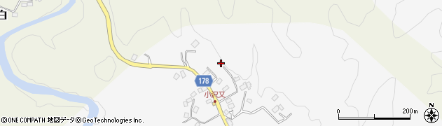 千葉県夷隅郡大多喜町小沢又65周辺の地図