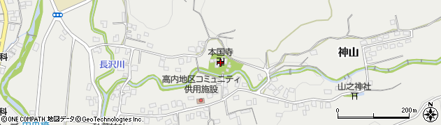 本国寺周辺の地図