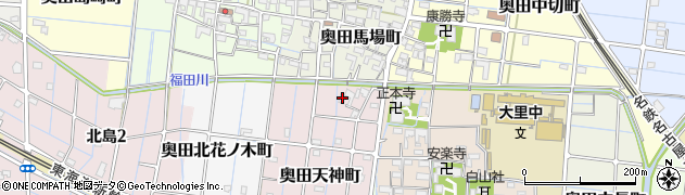 愛知県稲沢市奥田天神町53周辺の地図