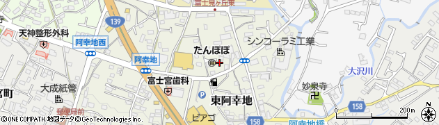静岡県富士宮市東阿幸地周辺の地図