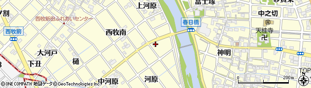 愛知県清須市春日河原10周辺の地図