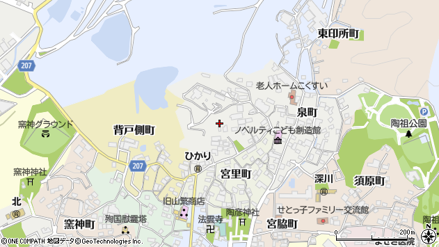 〒489-0078 愛知県瀬戸市湯之根町の地図