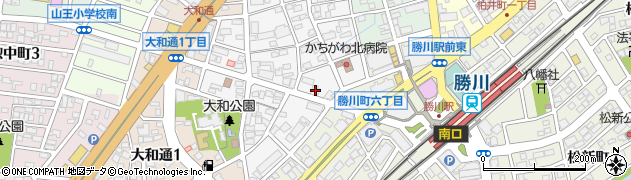 てっぺん 勝川店周辺の地図