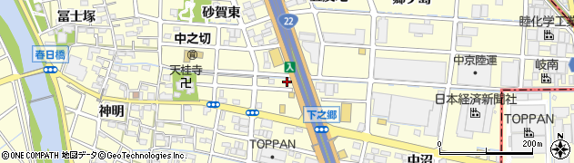 鐘庵 名岐バイパス春日店周辺の地図
