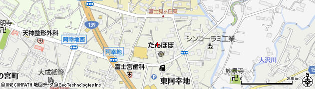 静岡県富士宮市東阿幸地192周辺の地図