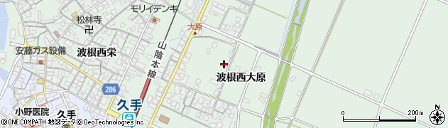 島根県大田市久手町（波根西大原）周辺の地図