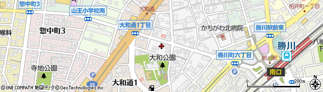 春日井勝川郵便局 ＡＴＭ周辺の地図