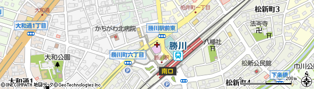 大垣共立銀行勝川支店周辺の地図