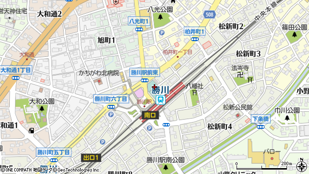 〒486-0931 愛知県春日井市松新町の地図
